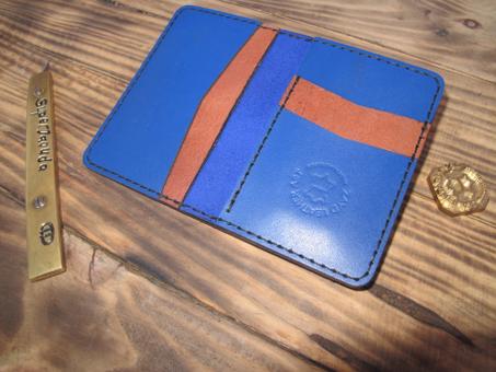 محفظة رجالية من الجلد الطبيعي ، مصنوعة يدويًا ، محفظة نقود للبطاقة البنكية