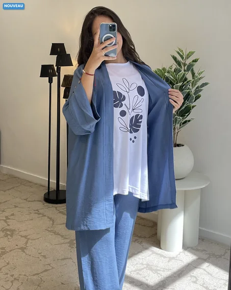 Ensemble 3 Pieces En Lin