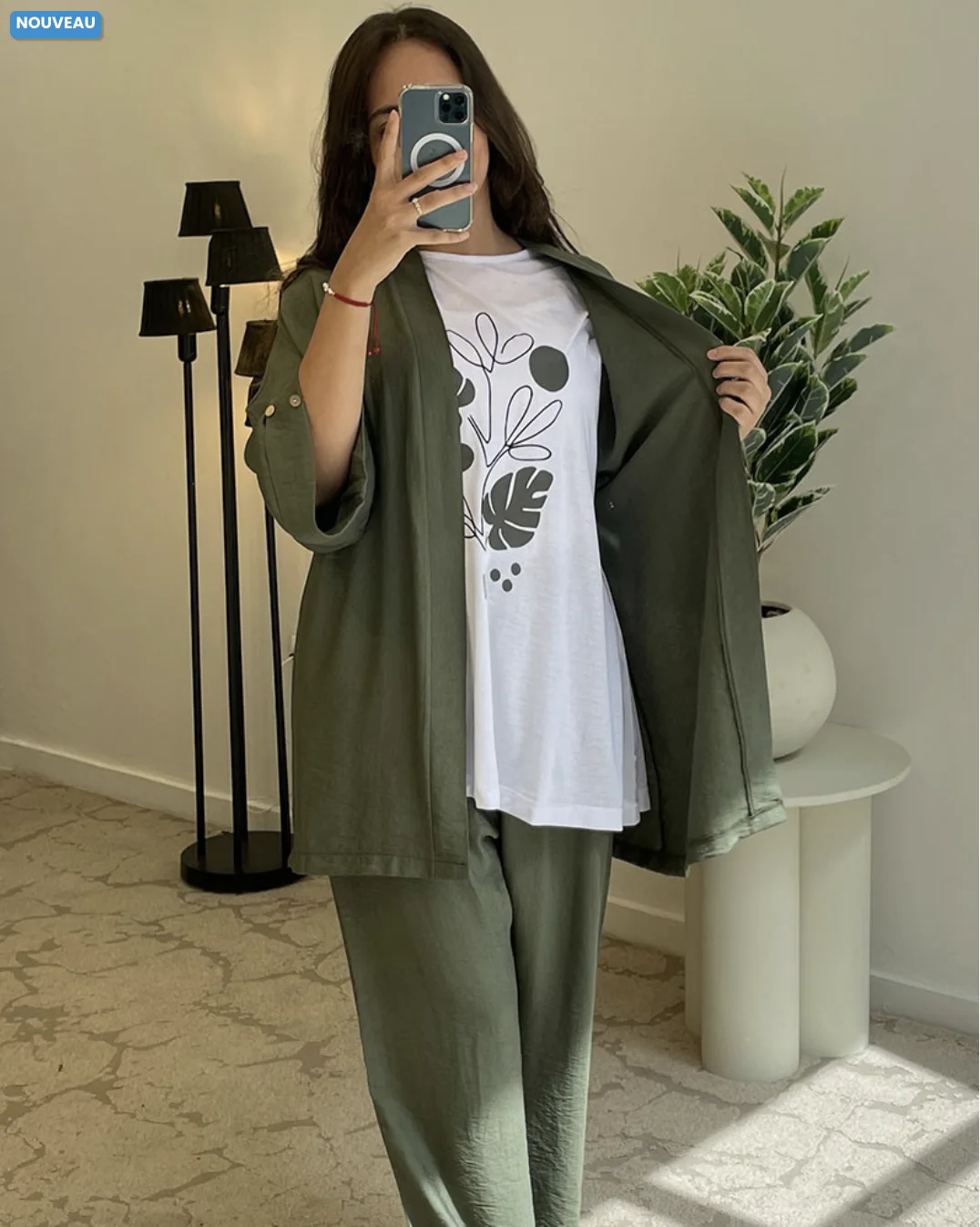 Ensemble 3 Pieces En Lin