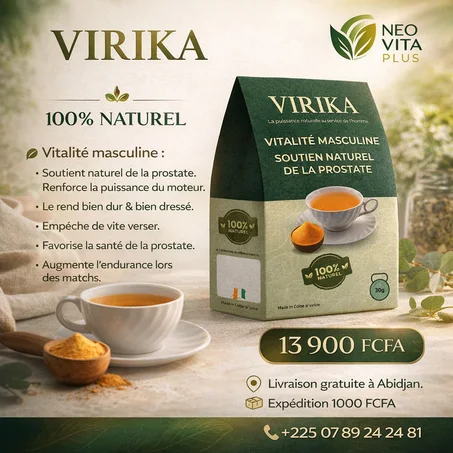 VIRIKA – Vitalité Masculine & Soutien Naturel de la Prostate