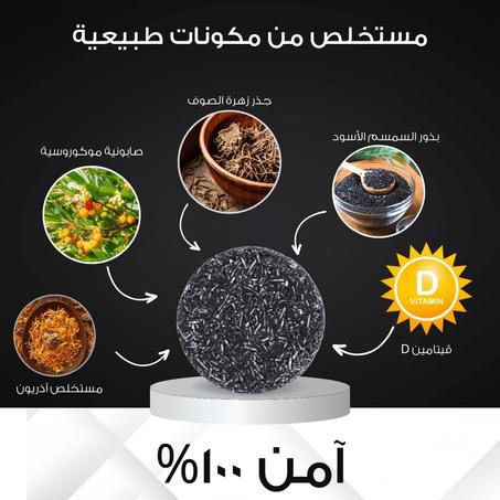 🖤 استرجع لون شعرك الأصلي بصابونة مكافحة الشيب