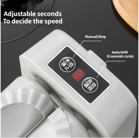 ماكينة صنع السمبوسك الكهربائية برأس واحدة , ألة صنع الزلابية, في المنزل بسهولة ,قابل للشحن USB