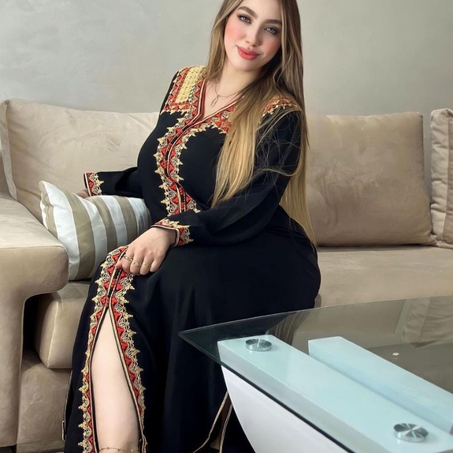 قفطان مغربي مطرز