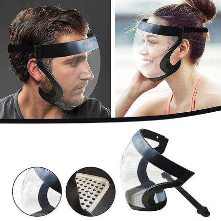 خوذة حماية الوجه أثناء العمل