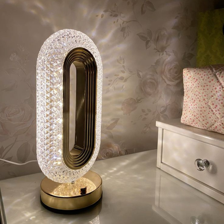 مصباح المكتب الكريستالي