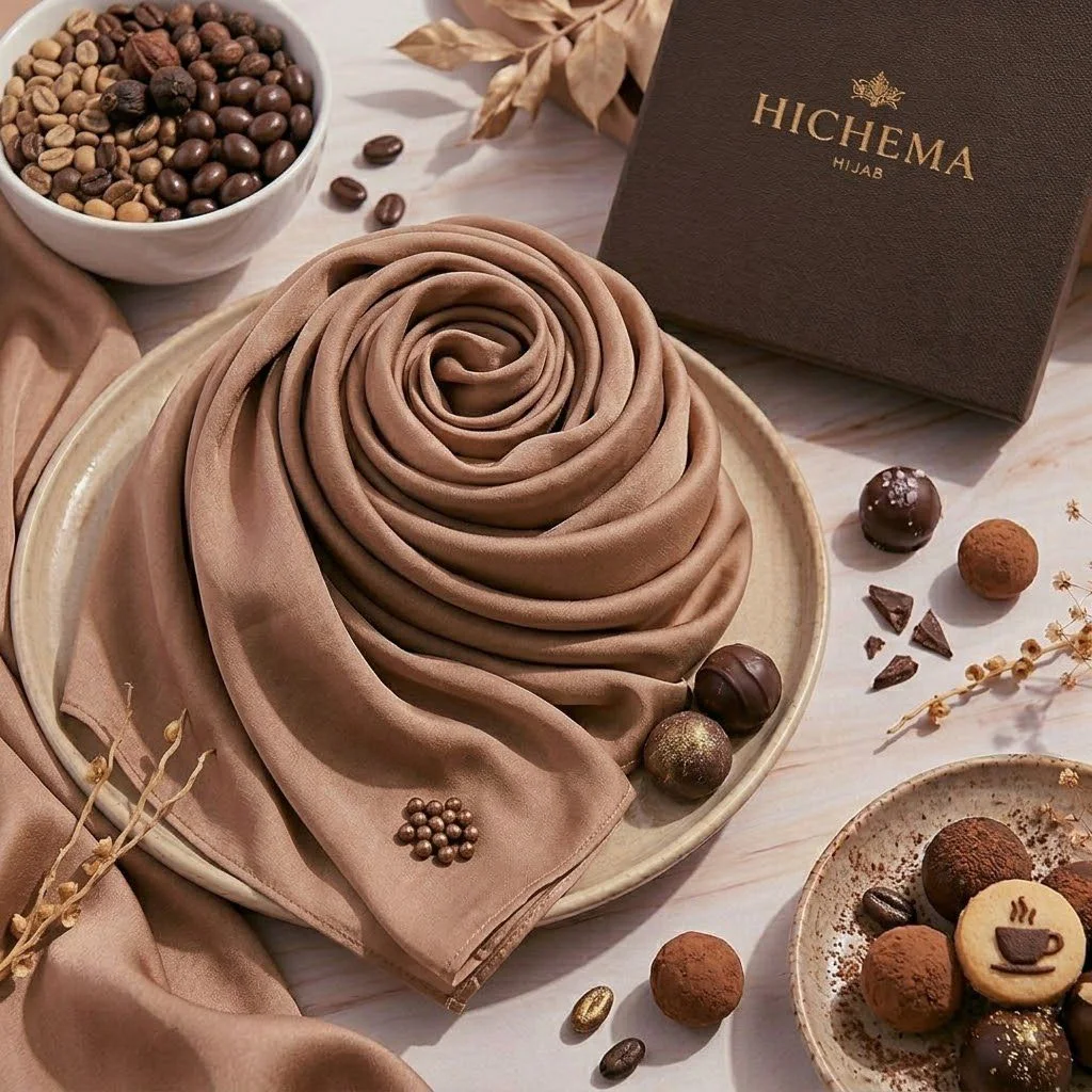 Mocha Premium Jersey Scarf