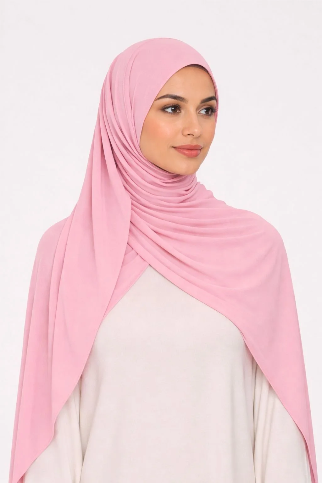Marshmallow Pink Premium Jersey Scarf