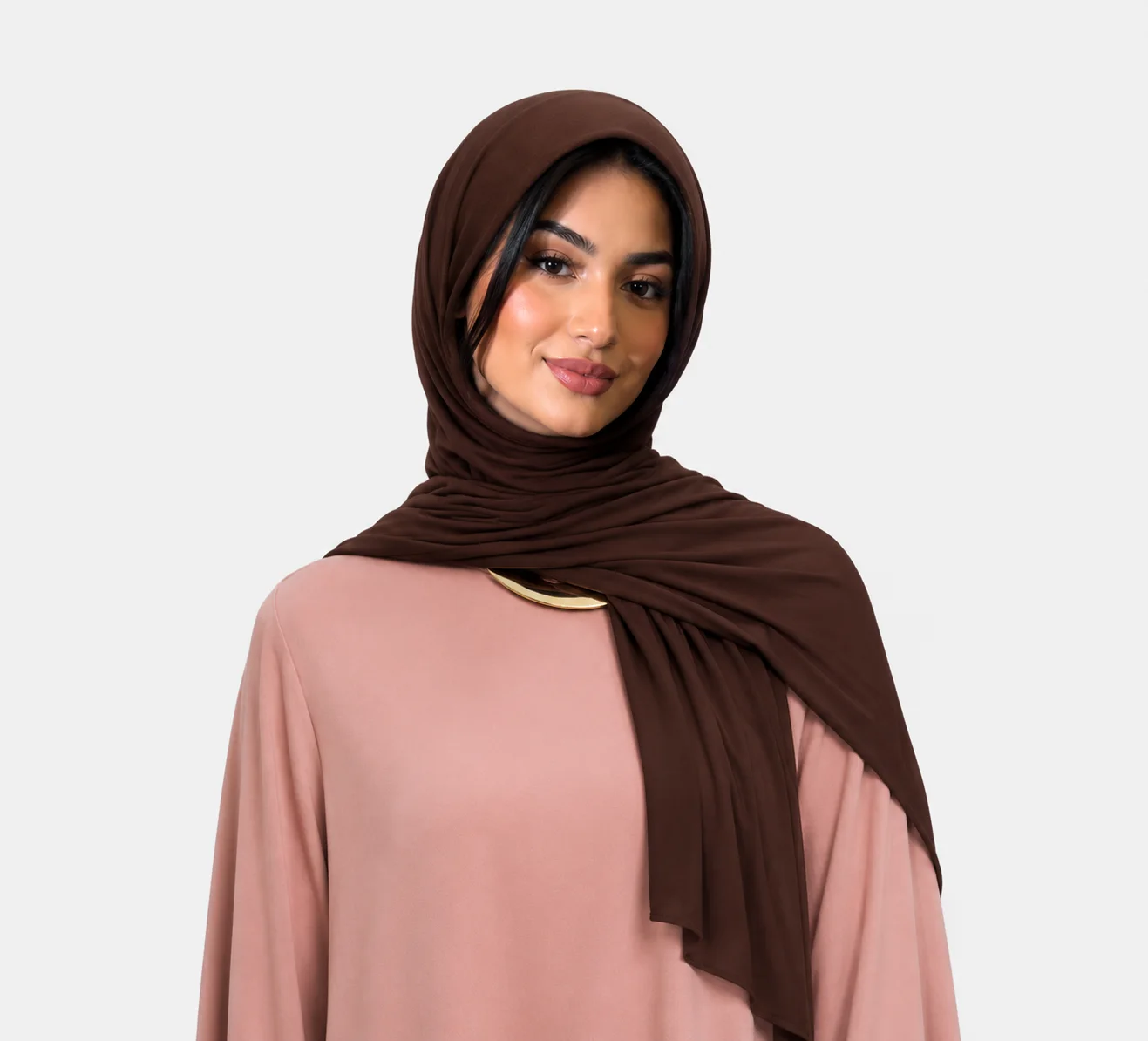 Chocolate Premium Jersey Scarf