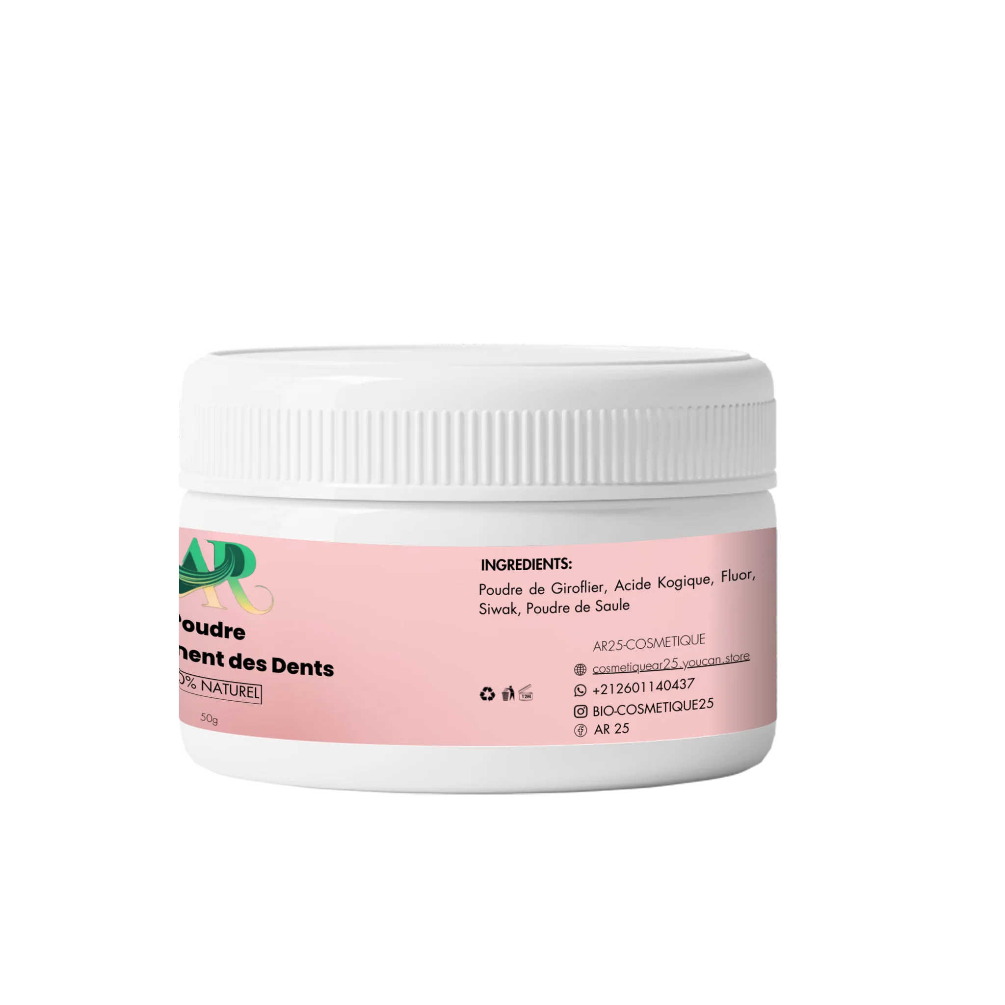 Poudre Blanchiment des Dents