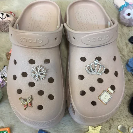 CUTE METAL CROCSIES
