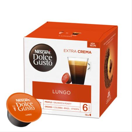 Nescafé Lungo 16 capsules pour Dolce Gusto