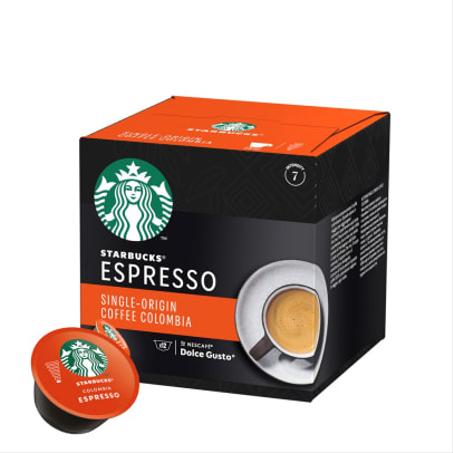Starbucks Colombia Espresso 12 capsules pour Nescafé Dolce Gusto
