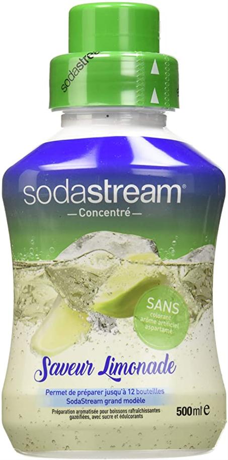 Sodastream Concentré Saveur Limonade ( sans colorant ni arôme artificiel ) - 500m