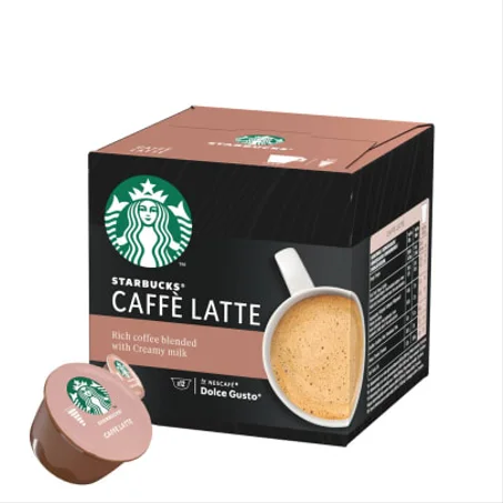 Starbucks Caffé Latte 12 capsules pour Nescafé Dolce Gusto