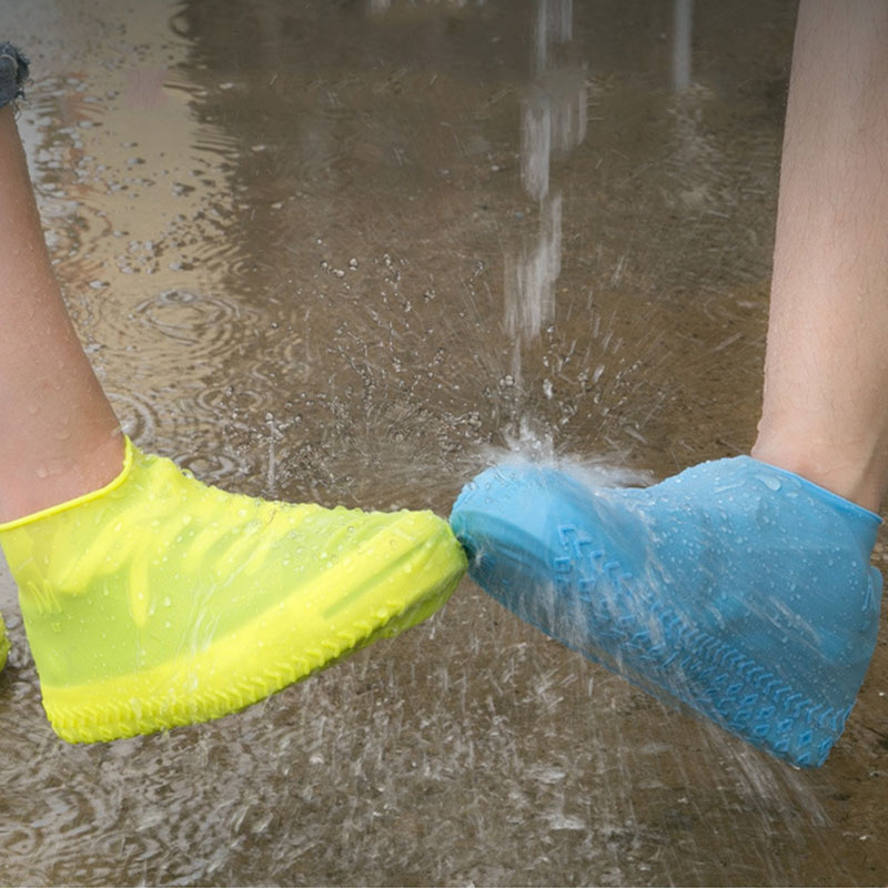 LTS FAFA Bottes de pluie imperméables couvre-chaussures Silicone unisexe  protecteur de chaussures imperméables antidérapants couvre