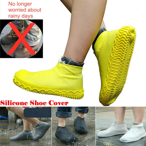 Couvre-chaussures de pluie réutilisable unisexe, 1 paire