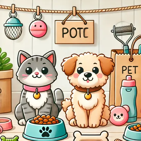 الحيوانات الأليفة ومستلزماتها