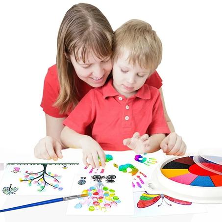 دفتر الأنشطة بالبصمة للأطفال الصغار