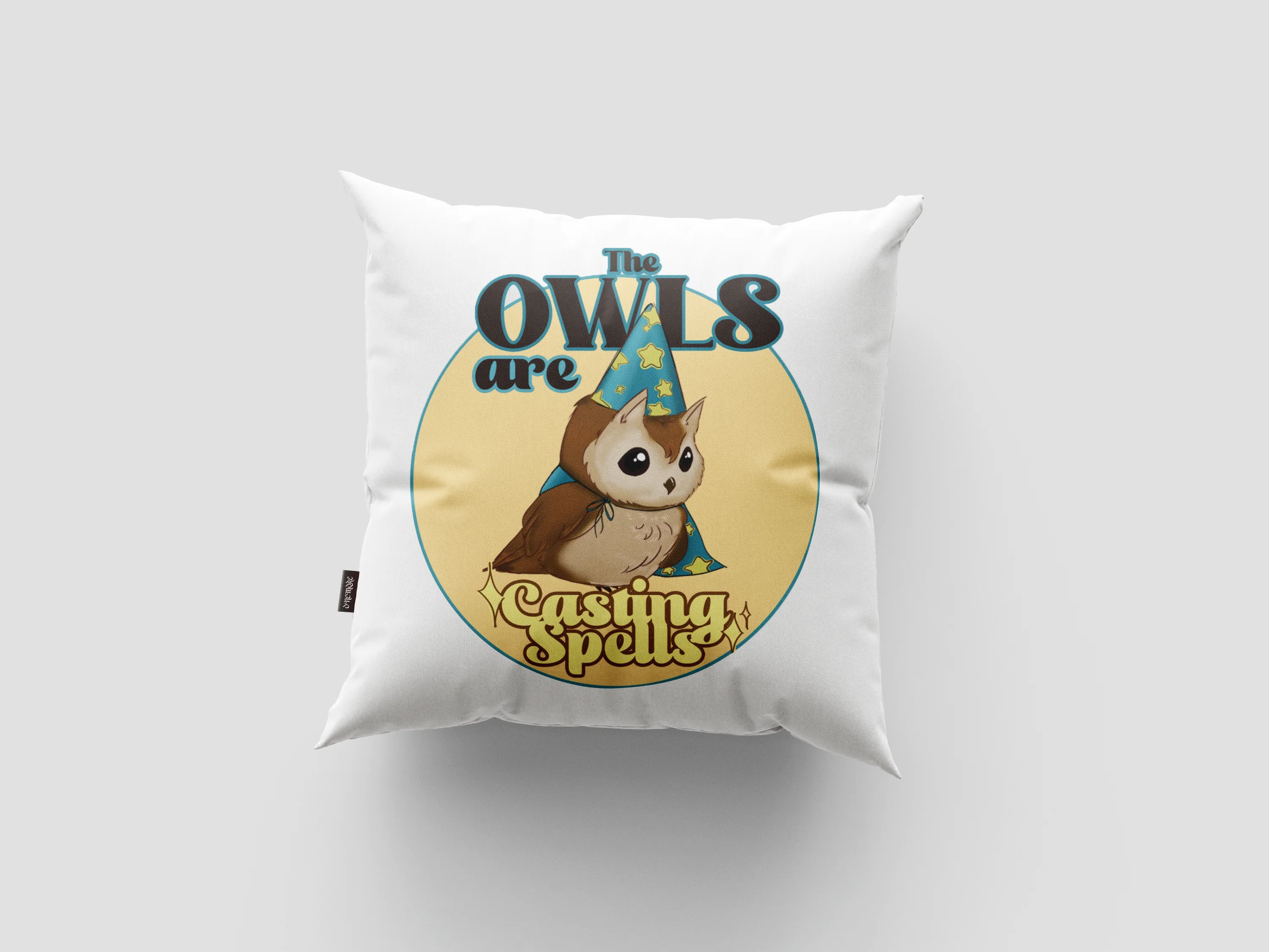 1M Neon Owl Pillow