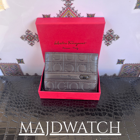 Wallet salvatore ferragamo coffee