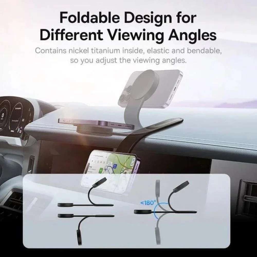 MagCharge 2-in-1 Magnetic Wireless Car Mount – 2-Year Warranty