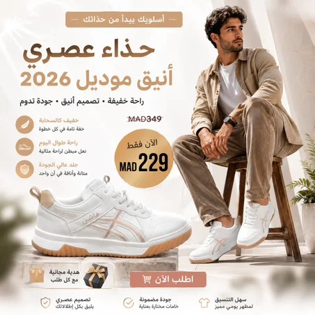 حذاء عصري أنيق موديل2026 master qualité
