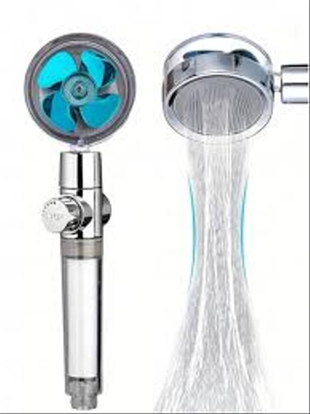 High Pressure shower head with fan