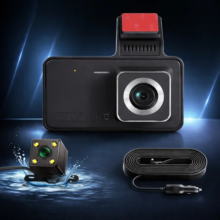 كل شي يصير بالطريق متسجّل 🎥 | كاميرا سيارة HD أمامية وخلفية 🚗(🎉الشحن مجاني في الكويت🎁)