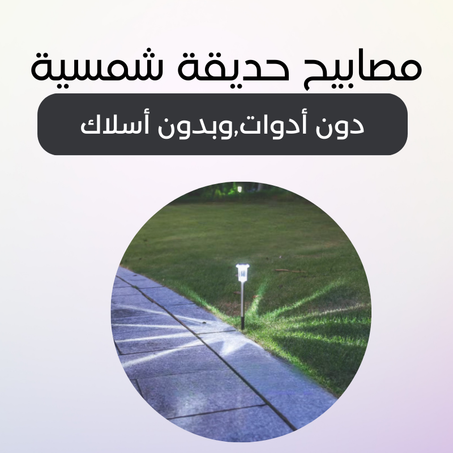 مصابيح حديقة شمسية (10 قطع)