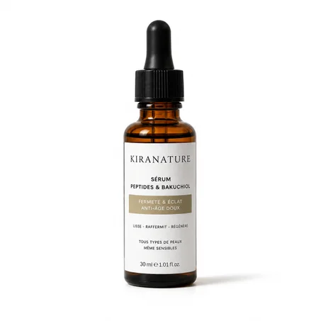 Sérum Peptides & Bakuchiol – Fermeté & Éclat – KIRANATURE