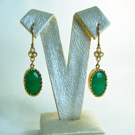 boucle beldi en argent recouvert d'or jaune-05