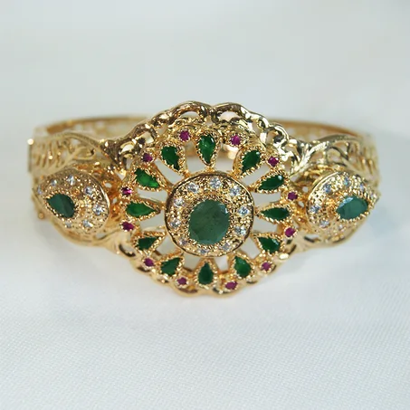 Bracelet Beldi en argent recouvert d'or jaune - 02