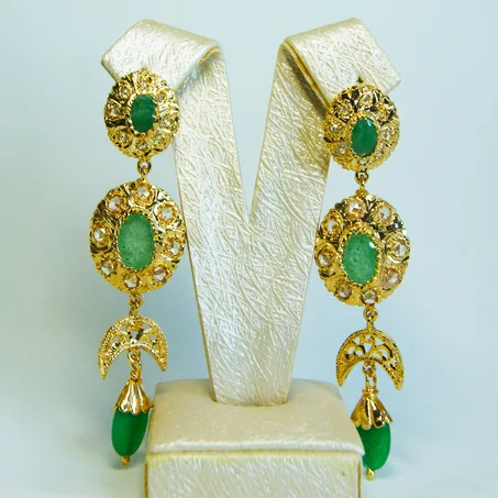 boucle beldi en argent recouvert d'or jaune-04