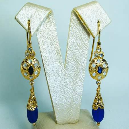 boucle beldi en argent recouvert d'or jaune-09