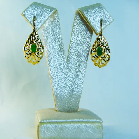 boucle beldi en argent recouvert d'or jaune-02