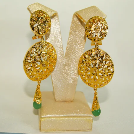 boucle beldi en argent recouvert d'or jaune-07