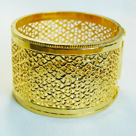 Bracelet Beldi en argent recouvert d'or jaune - 10