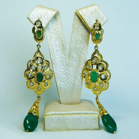 boucle beldi en argent recouvert d'or jaune-03