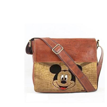 -borsa Vintage in vera pelle-cognac-f20g