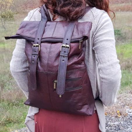 Bellissimo zaino in pelle / i60M