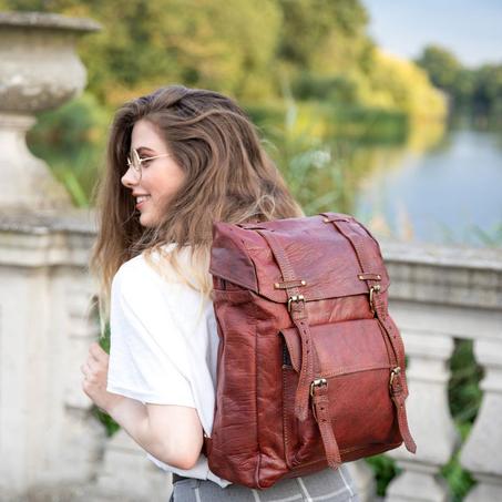 Bellissimo zaino in pelle / N90G