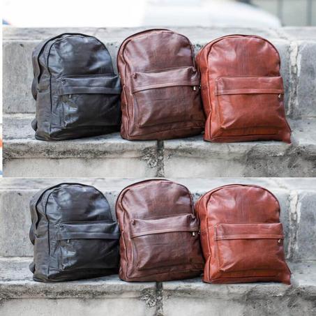 Bellissimo zaino in pelle / H80