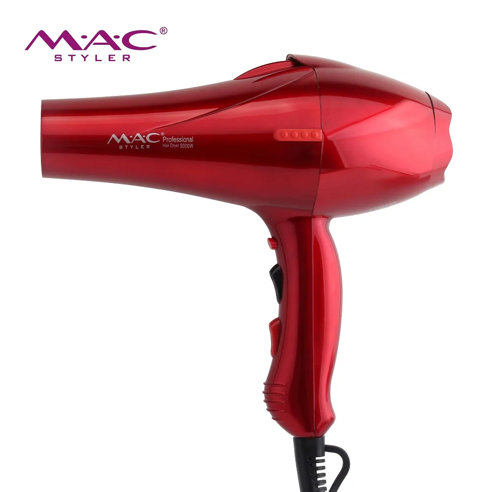Sèche Cheveux Salon 5000 W - AC Moteur - Rouge