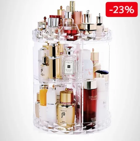 Organisateur de Maquillage Rotatif