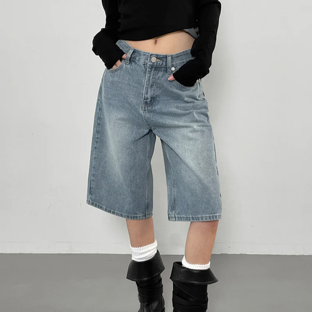 Boyish Bermuda Denim - Light blue