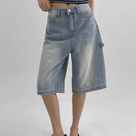 Allbenty Carpenter Denim Bermuda