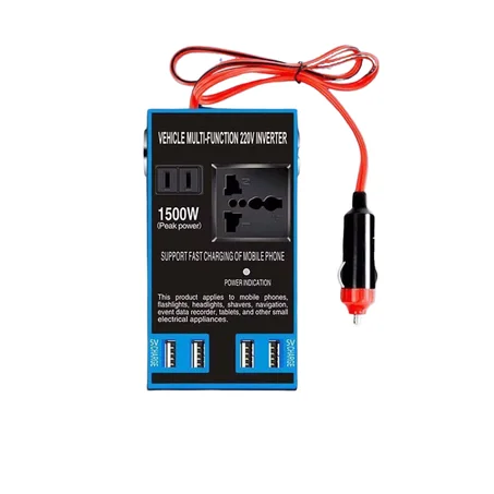 محول كهربائي للسيارة – شاحن ومشغل الأجهزة الإلكترونية