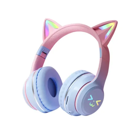 Écouteurs Bluetooth sans fil dégradés pour filles