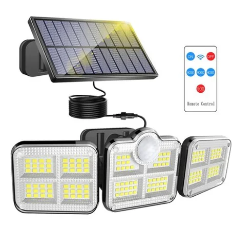 💡 مصباح الطاقة الشمسية 122LED 🌞