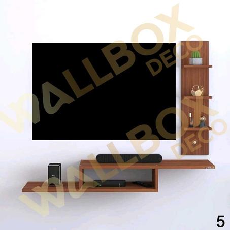 رفوف تلفاز خشبية معلقة – أناقة وبساطة في مكان واحد